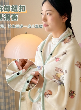 牛奶绒披肩毛毯冬季加厚盖毯铺床办公室午睡珊瑚绒沙发毯子多规格