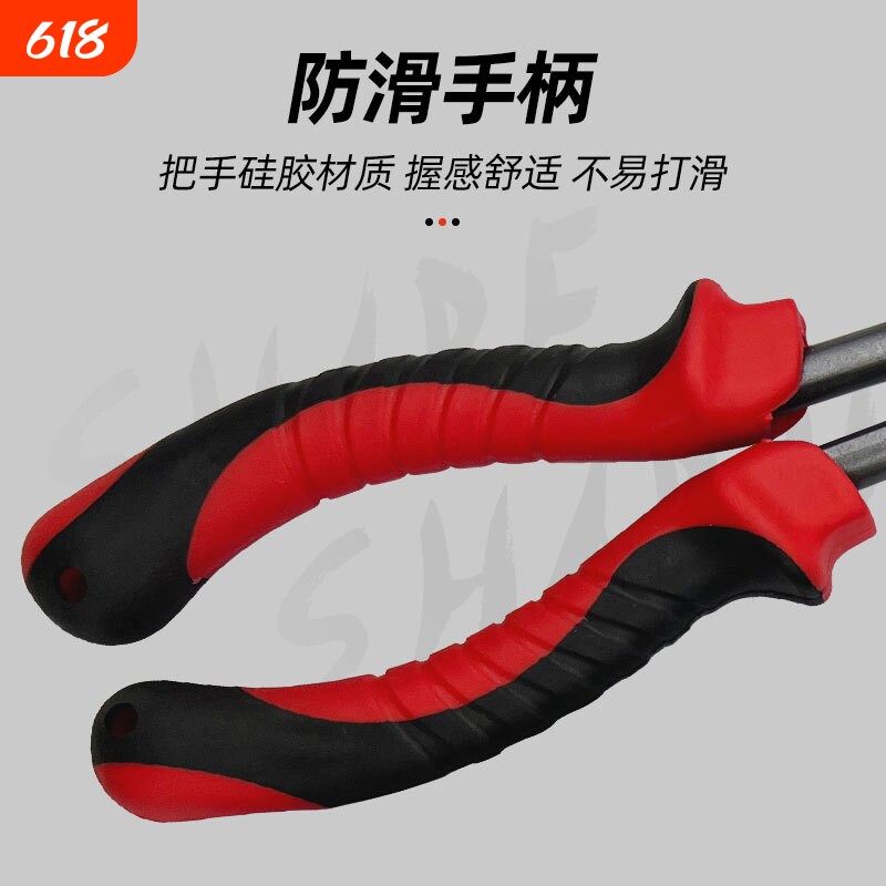 多功能路亚钳钓鱼钳长嘴鱼线剪开环摘钩控鱼器鱼夹抓鱼器工具套装