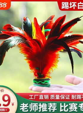 毽子儿童小学生比赛专用羽毛耐踢毛毽球老式键运动腱鸡毛大公鸡