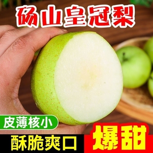梨子新鲜水果砀山青梨皇冠梨当季翠冠梨香酥脆蜜早雪梨整箱包邮