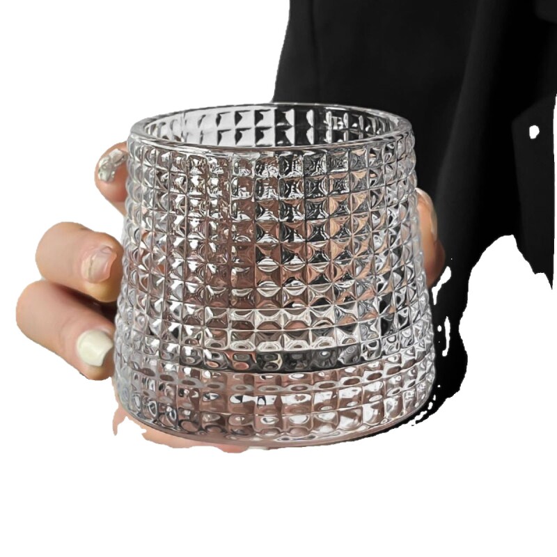 玻璃杯北欧小众洋酒杯威士忌杯家用啤酒杯鸡尾酒杯冷饮杯多规格