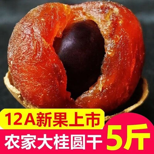 新货大果桂圆干非特级福建莆田特产非无核带壳桂圆龙眼肉干泡水