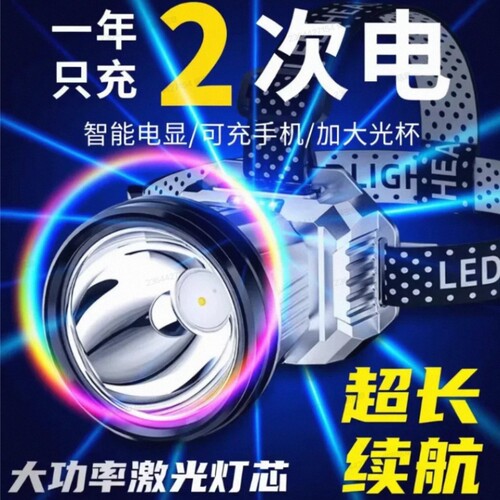 公牛适用LED头灯强光超亮