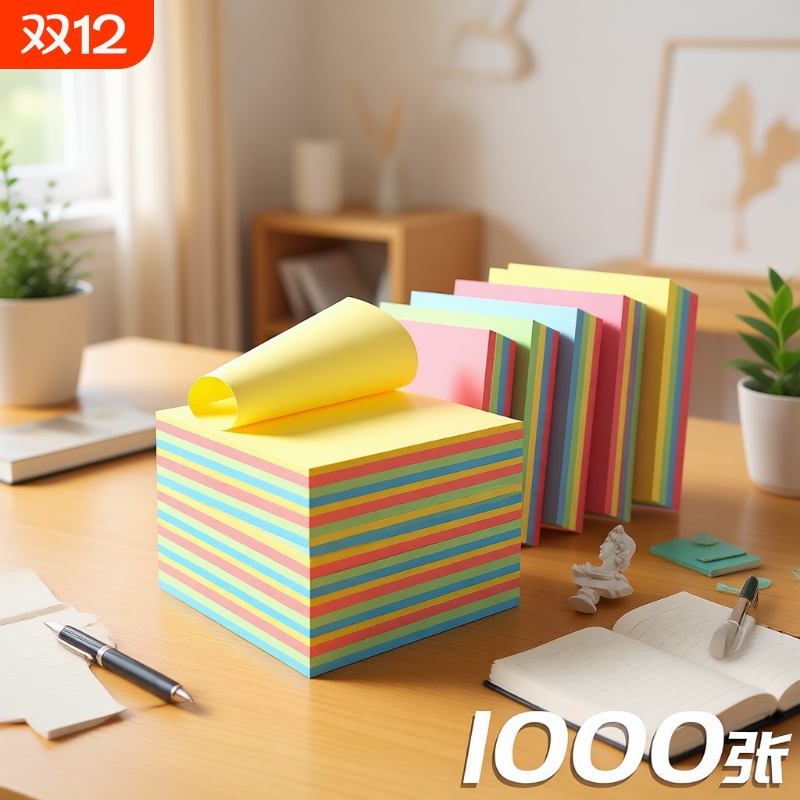 彩色自粘便签本|回头客超1600人