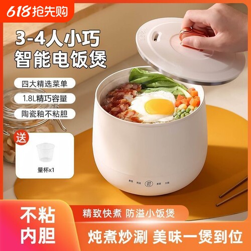德国电饭煲多功能饭煲电饭锅学生家用电煮锅陶瓷新款煮饭宿舍煲汤