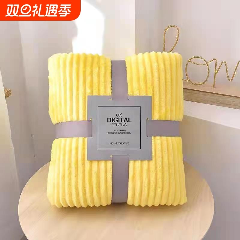 夏季珊瑚绒毯床单人毛毯子毛巾被薄款办公室法兰绒小被子午睡宿舍