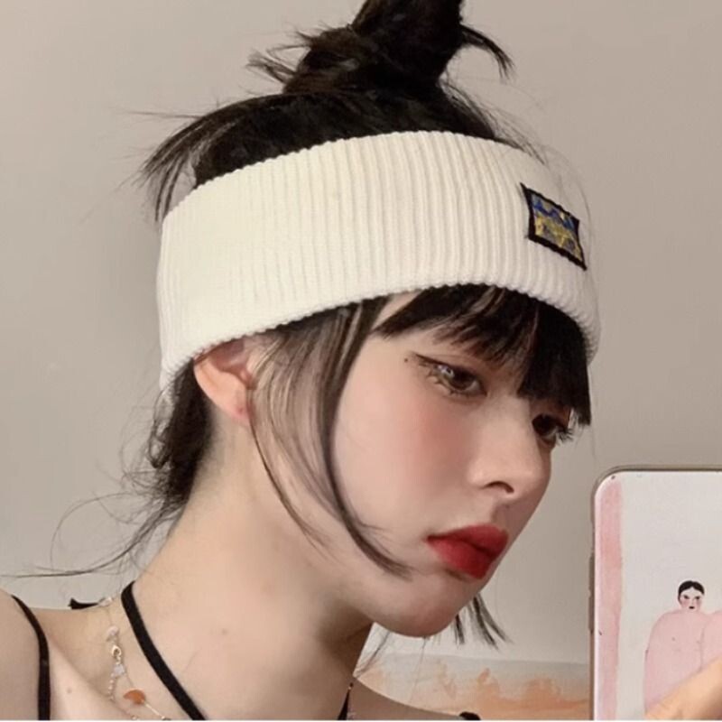 发带女韩国ins网红复古百搭宽边洗脸发箍个性针织弹力运动发饰潮