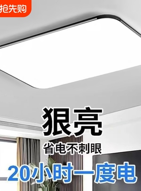 2024年新款led吸顶灯房间卧室灯客厅灯大厅现代简约大气中山灯具