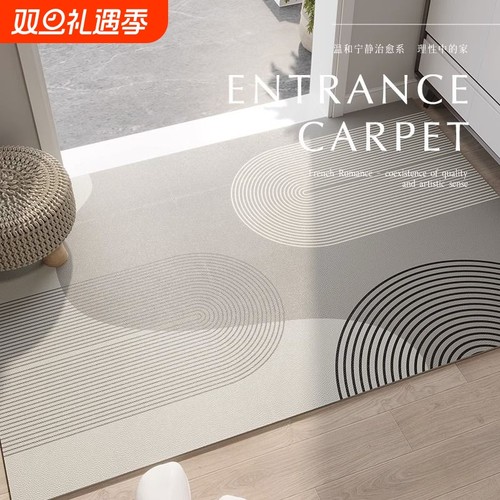 PVC入户门防水地垫门口脚垫门垫可擦洗免洗pvc可裁剪进门地毯厨房