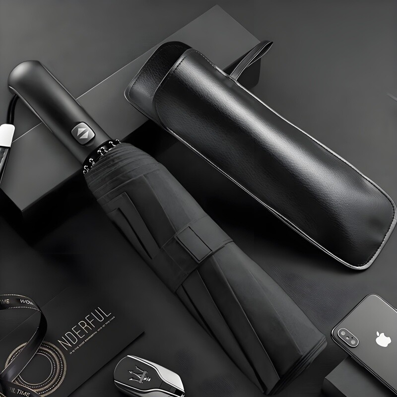 雨伞加大加厚加固自动伞女晴雨两用学生上学专用男士高颜值便携伞