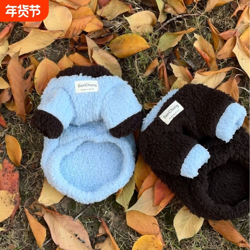 2025新款猫咪秋冬打底棉衣绒绒云朵宠物狗衣服冬季小型宠物衣服k