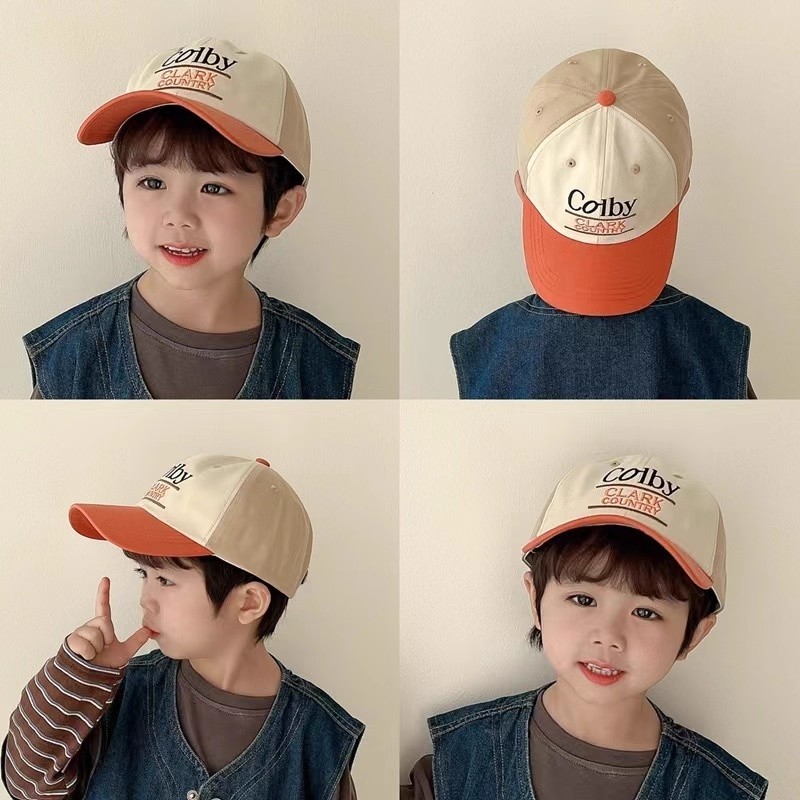 儿童帽子夏季男童遮阳棒球帽女童透气防晒鸭舌帽宝宝网眼太阳帽潮