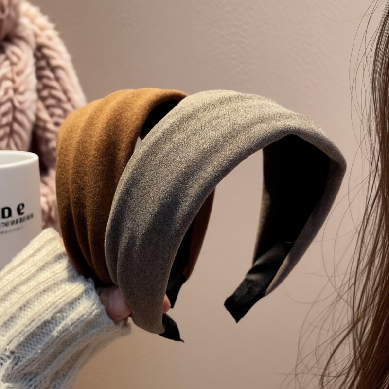 宽边复古秋冬针织发箍2025新款头箍压发洗脸发卡发带头饰发饰加厚