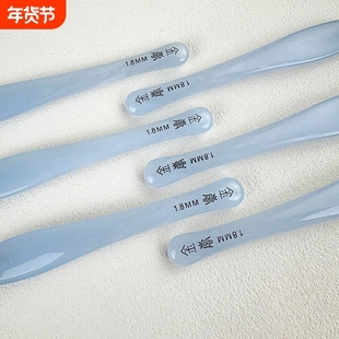 金岚钩针树脂柄蓝色月华配标准针头手工编织工具