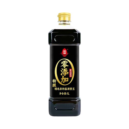 莲花零添加酿造酱油1L