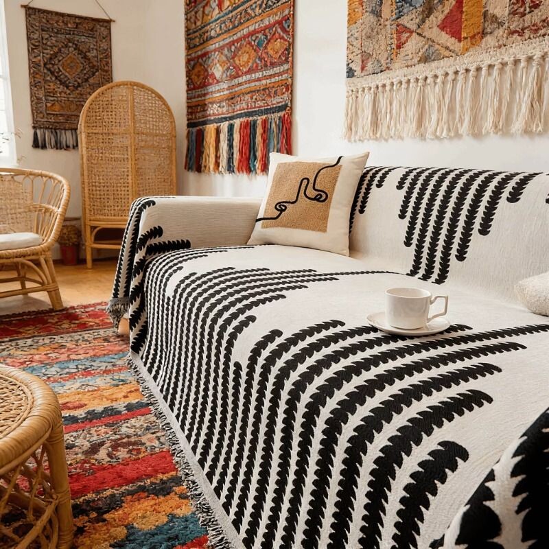 2026新款沙发套罩防猫抓沙发巾秋冬加厚四季全盖沙发毯垫沙发盖布