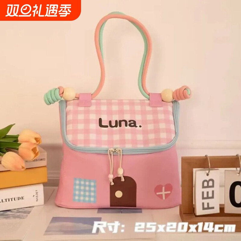 可爱芝士化妆包大容量分区外出手提便携护肤品防水收纳袋洗漱精致