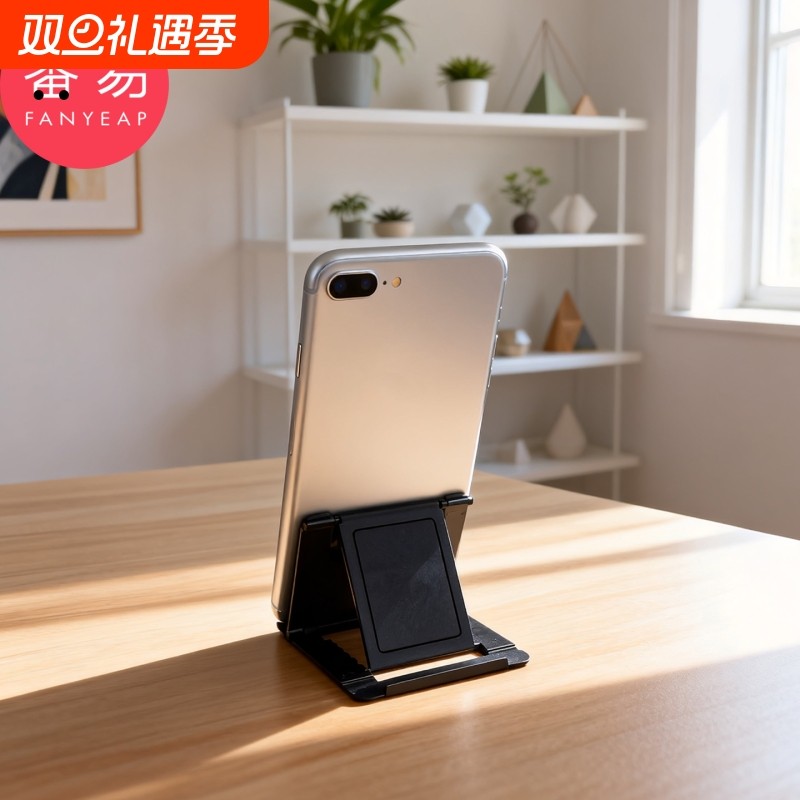 手机支架B1vl001-手机桌面支架折叠挡位调节小巧便携式固定支撑架