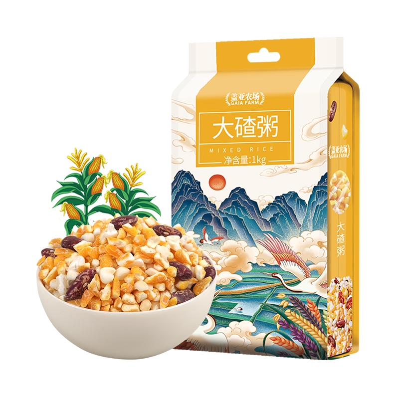 盖亚农场玉米碴1千克