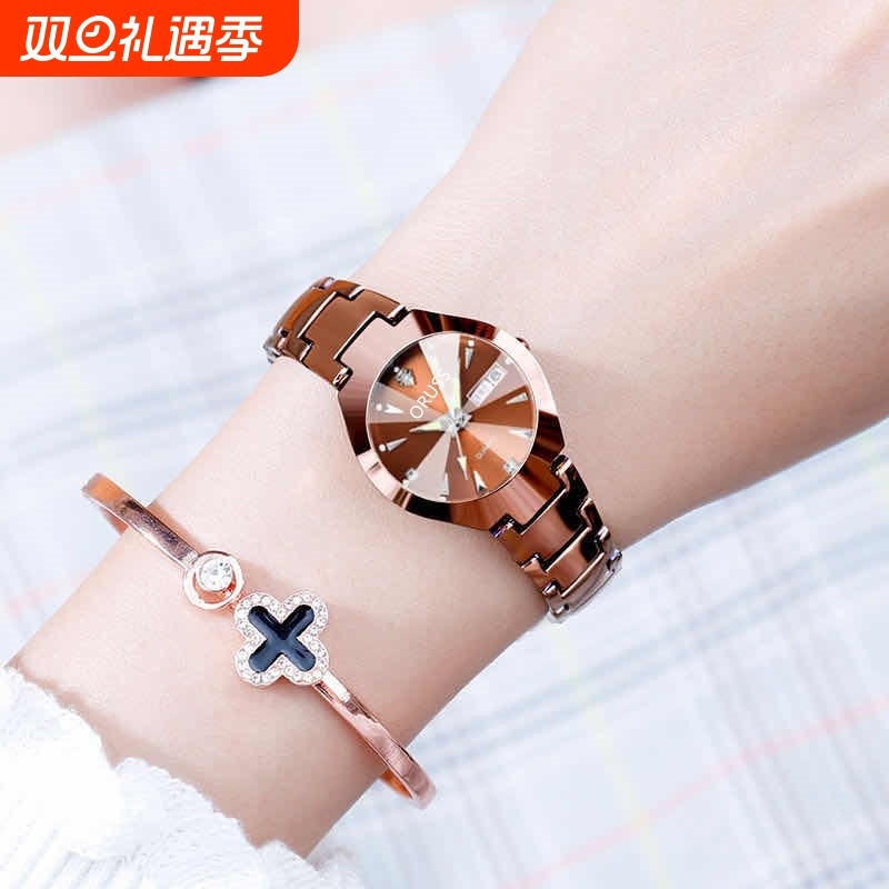 新款瑞士品牌正品手表女全自动机芯女士夜光防水简约气质时尚学生