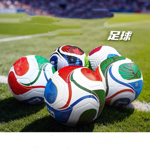 新款美加墨2026世界杯足球5号贴皮4号胶粘3号PU机缝PVC足球