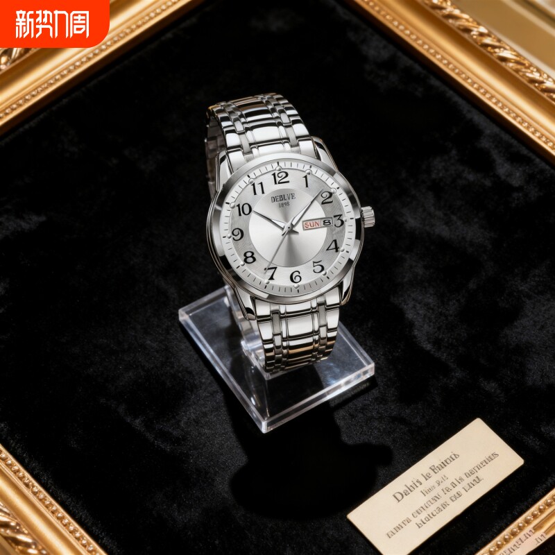 瑞士同款青少年初高中学生手表男款简约潮流全自动机械防水石英表