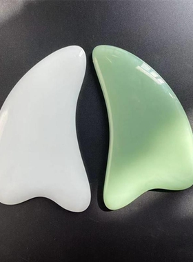 刮板脸部美容提拉拨筋玉石刮脸全身通用刮痧板面部眼部拨筋棒白玉