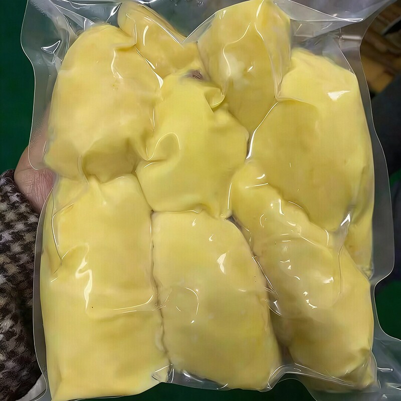 泰国金枕榴莲A级新鲜冷冻果肉树熟有核袋装去壳进口5斤纯榴莲果肉