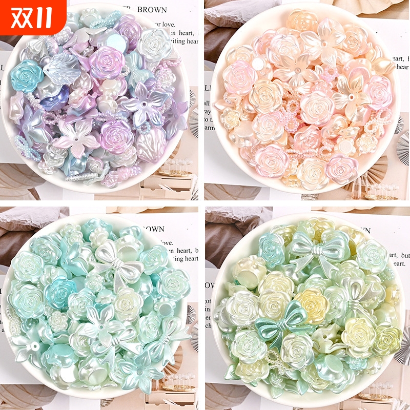 diy饰品配饰梦幻仿巴洛克手机壳发夹材料包
