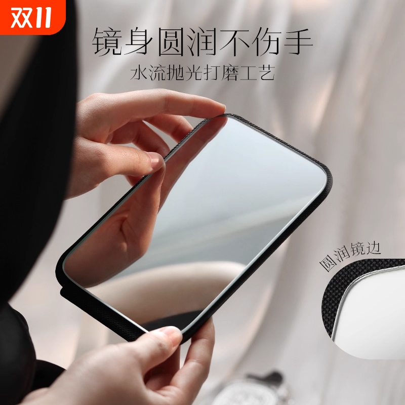 镜子便携化妆镜折叠台式单面随身梳妆镜学生高清小镜子专用便携