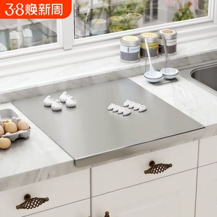 304不锈钢菜板案板厨房揉面板面板家用和面板擀面板抗菌防霉砧板