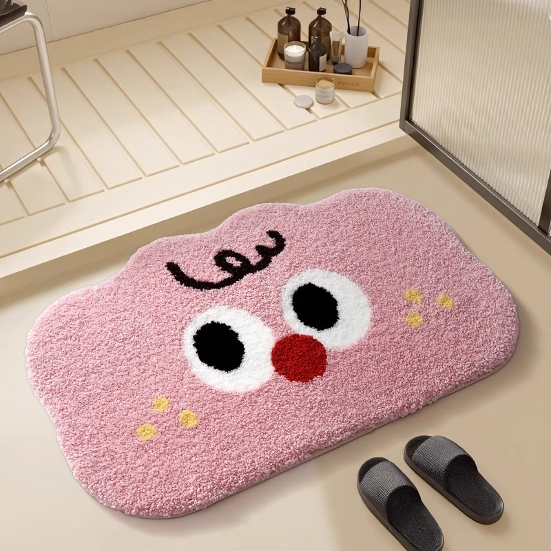 卫生间吸水地垫厕所洗手间门口地毯耐脏家用浴室防滑垫子卡通脚垫,居家布艺,家用脚垫,淘宝优惠券,粉丝福利购,淘宝优惠卷