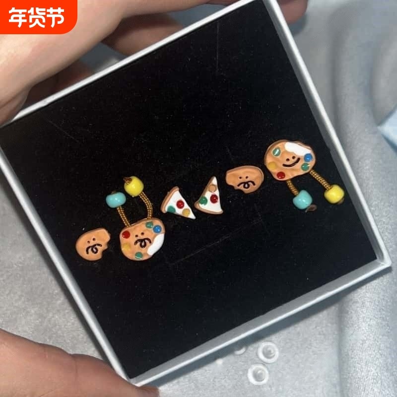 童趣可爱小鱼套装_猫猫和小鱼耳钉女小众设计甜美耳环森系新款ins,饰品/流行首饰/时尚饰品新,耳钉,淘宝优惠券,粉丝福利购,淘宝优惠卷