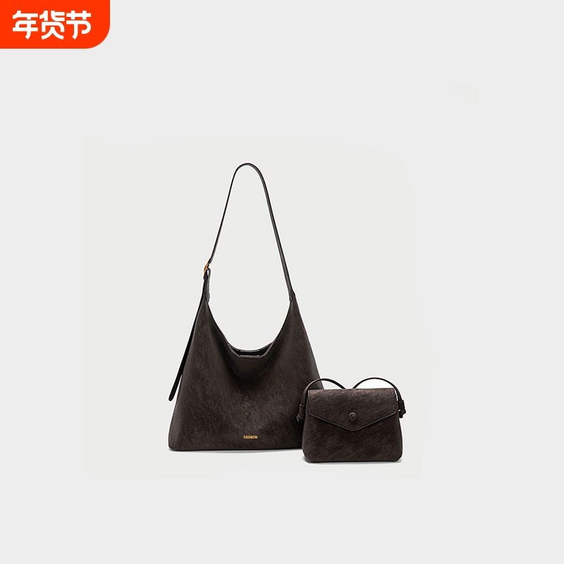 金玉鸟墨玉森林托特包包女款大容量通勤包慵懒松弛感单肩包,箱包皮具/热销女包/男包,托特包,淘宝优惠券,粉丝福利购,淘宝优惠卷