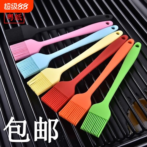 硅胶油刷耐高温烧烤扫油厨房大号小毛刷子家用不掉毛抹油烘焙工具