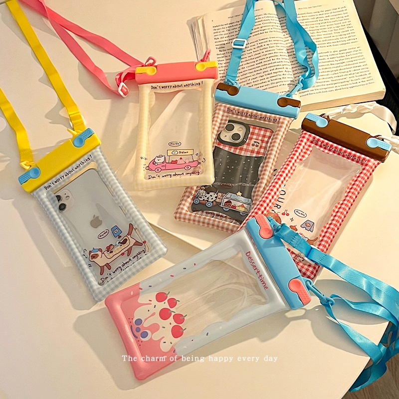 防水袋可触屏拍照游泳专用海边夏季漂流密封挂脖包可爱套