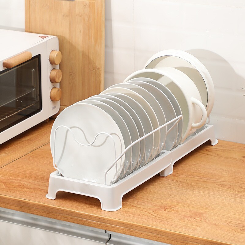 伸缩水槽碗碟盘置物架台面橱柜内免多功能碟盘沥水架子抽屉双层
