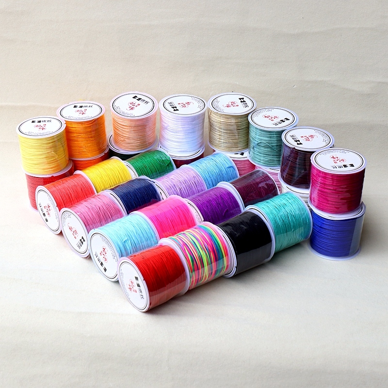 编织手绳加密72号玉线手工编织绳