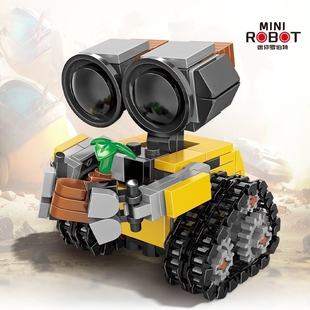 拼图拼搭机器人总动员可爱瓦力Q版成人拼装中国积木模型玩具21303