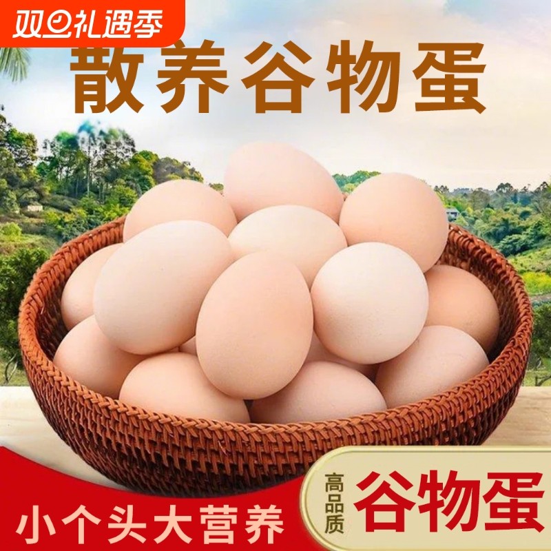鲜土鸡蛋农家新鲜正宗孕妇柴鸡蛋农村草鸡蛋儿童散养笨鸡蛋网红
