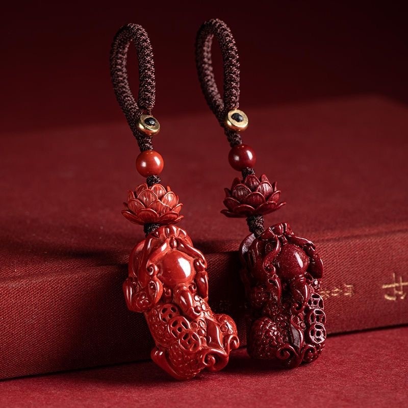 朱砂钥匙挂件男士貔貅汽车钥匙扣朱砂平安女挂件礼品低含量,饰品/流行首饰/时尚饰品新,项坠/吊坠,淘宝优惠券,粉丝福利购,淘宝优惠卷