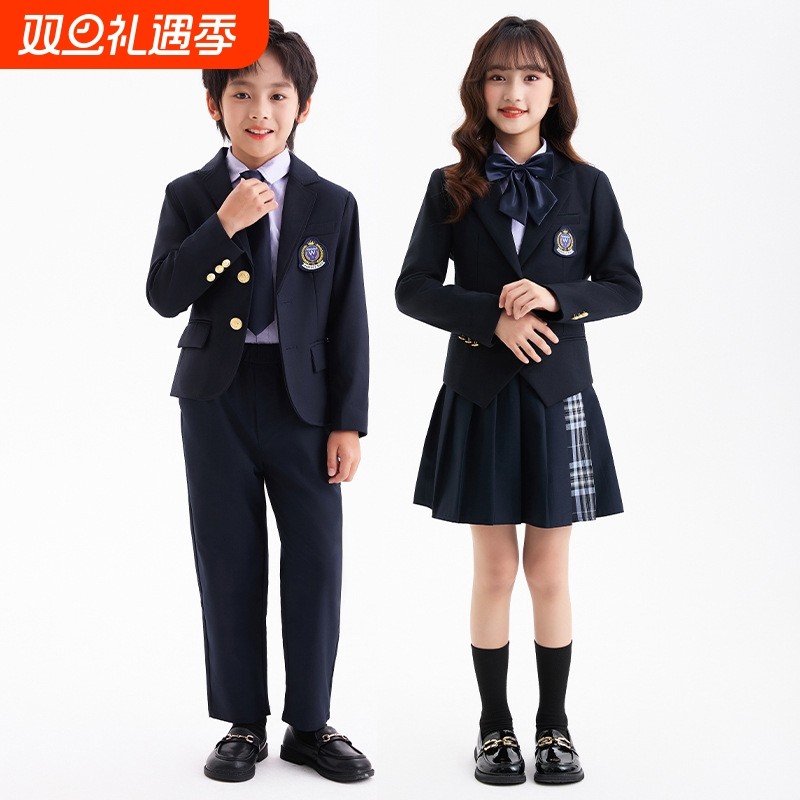 中小学生校服套装儿童西服男女童西装礼服演出服幼儿园班服园服