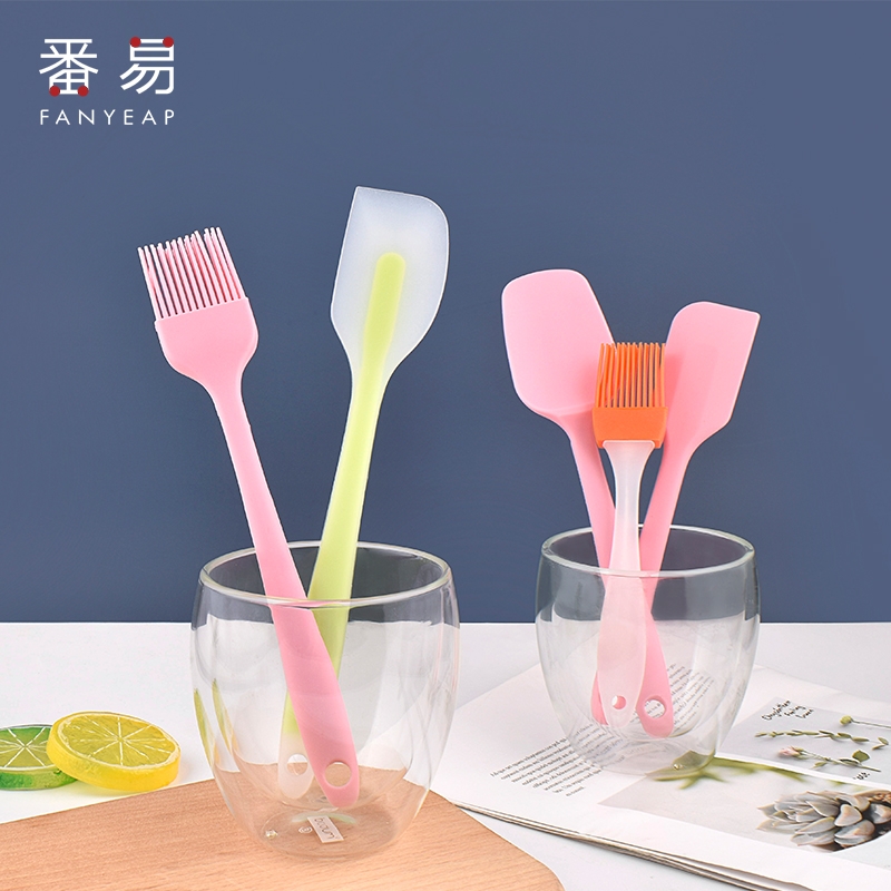 抹刀B1pl001-硅胶油刷耐高温烙饼烧烤刷厨房家用蛋糕烘焙搅拌刮