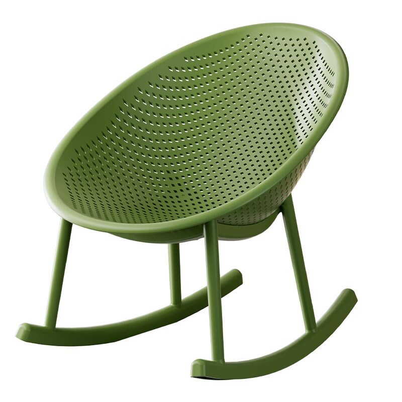 b北欧塑料摇椅阳台休闲家用躺椅客厅成人简约睡椅网红摇摇椅卧室