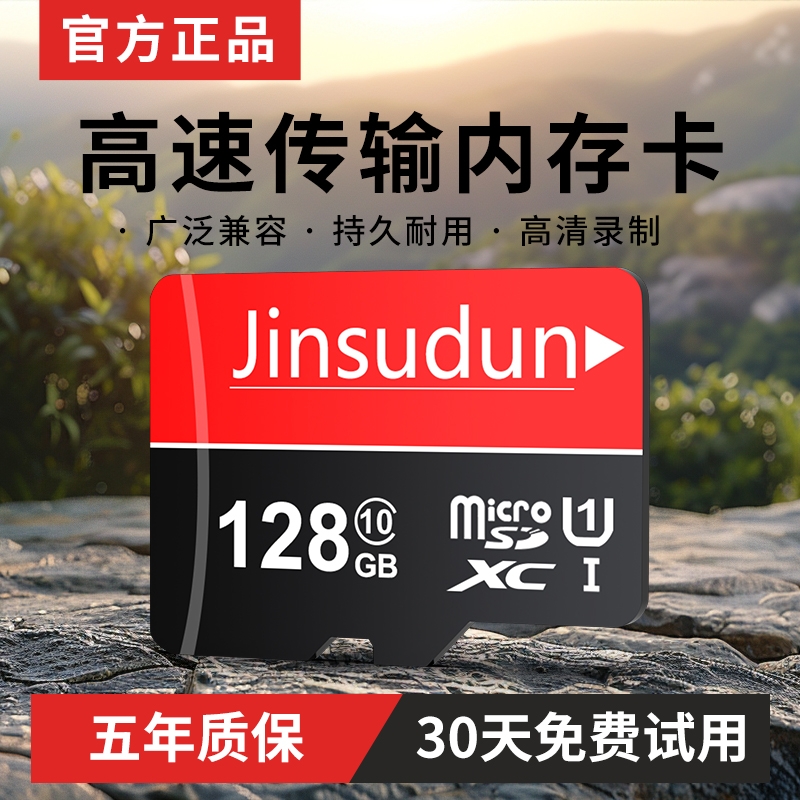 128G高速行车记录仪内存卡专用卡512G监控摄像头TF卡手机SD卡32g