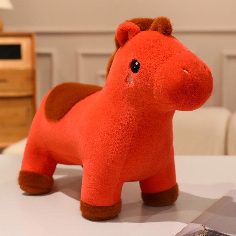 马年吉祥物公仔可爱宝宝小马玩偶毛绒玩具布娃娃儿童女生新年礼物