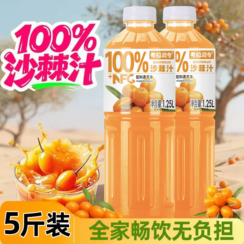 100%NFC+沙棘汁聚餐畅饮