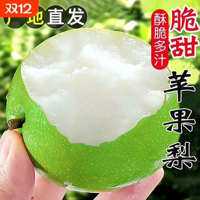 帆儿庄园青皮梨5斤|超2000次加购