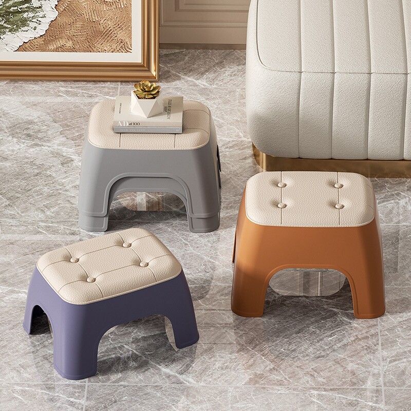 大号塑料小凳子客厅板凳加厚方凳可叠放矮凳入户换鞋凳 多规格