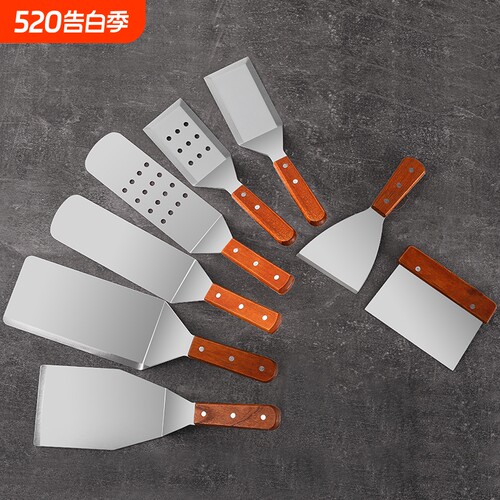 将公不锈钢厨房烹饪煎铲精钢打造